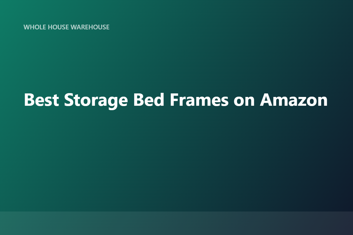 Best Storage Bed Frames on Amazon